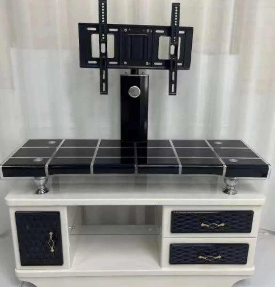 Table télé avec support unique